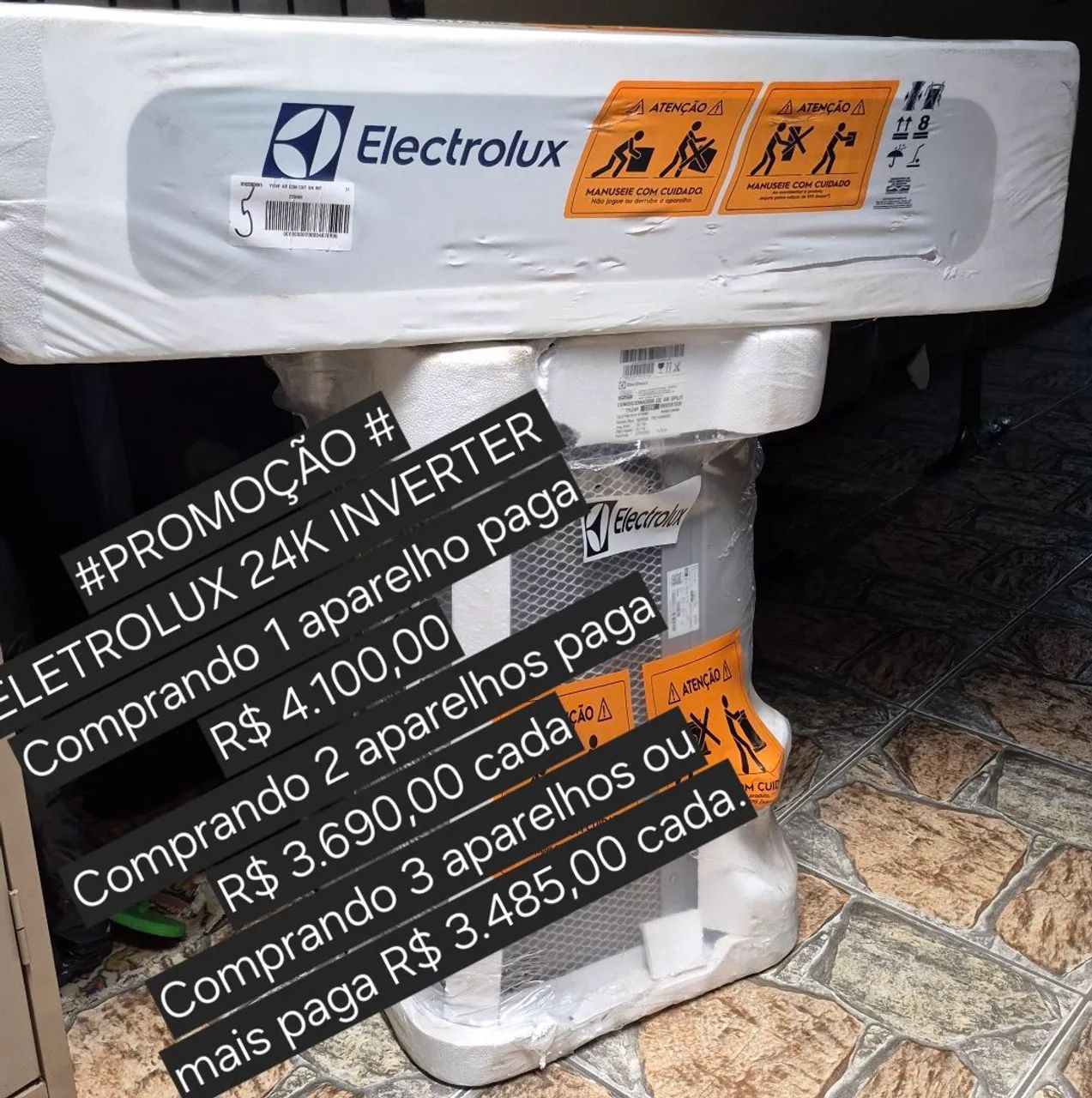 Ar condicionado 24k Eletrolux - Novo