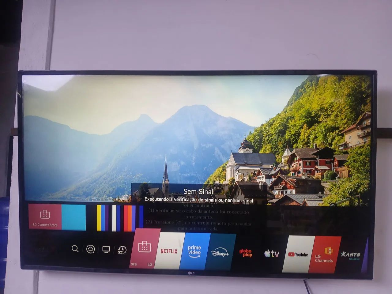 Tv smart 4k 50 polegada LG, funciona normal posso ENTREGAR 