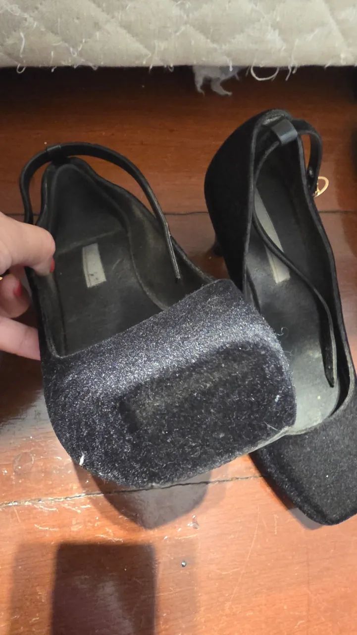 Sapato Melissa Camurça Preto - Foto 4