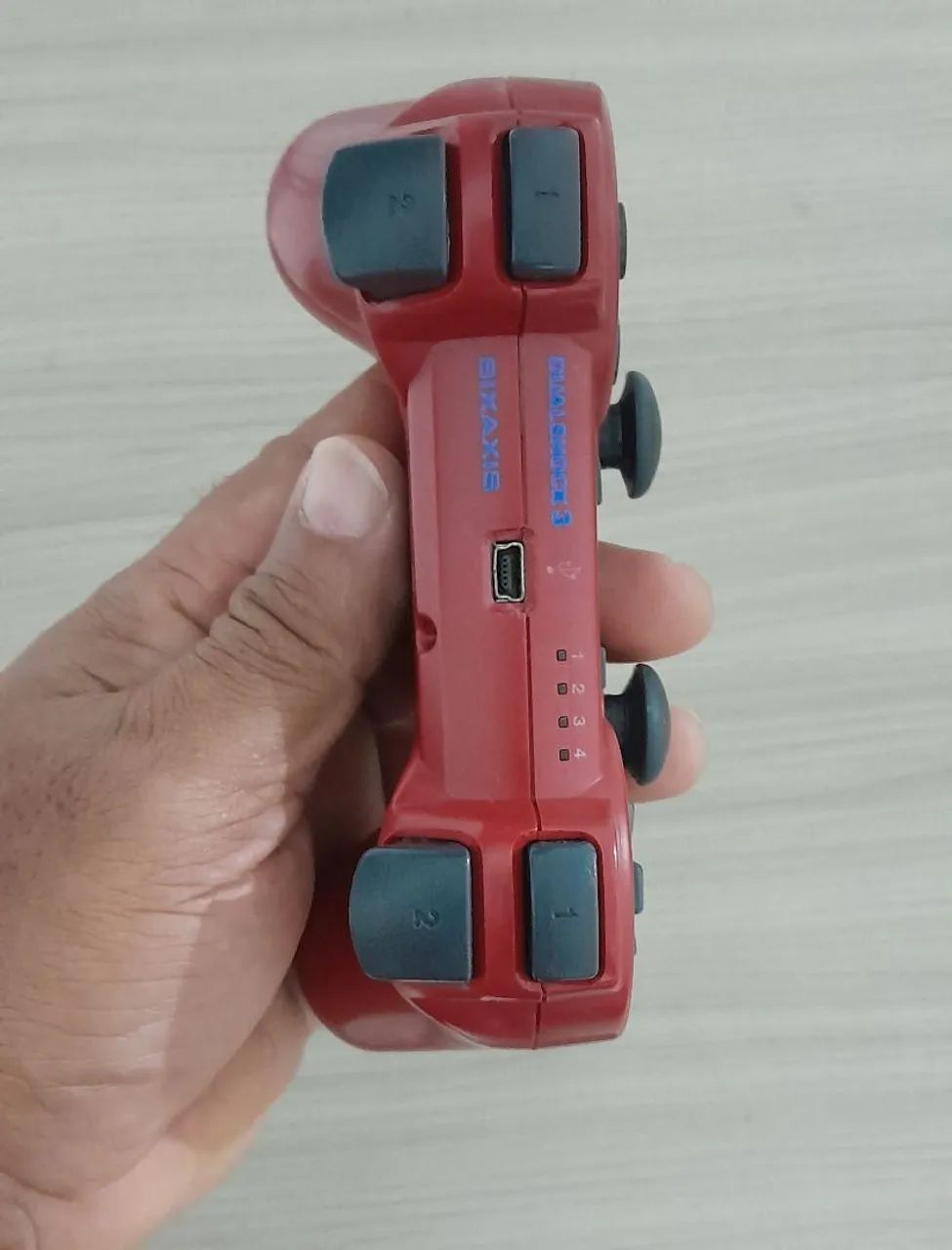 Controle Original Red PS3 - Foto 3