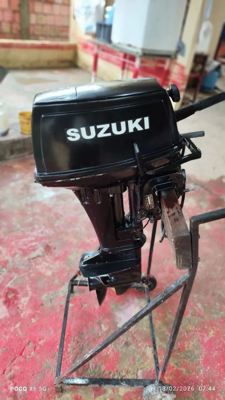 Motor Popa Susuki 15 Hp  - Foto 2