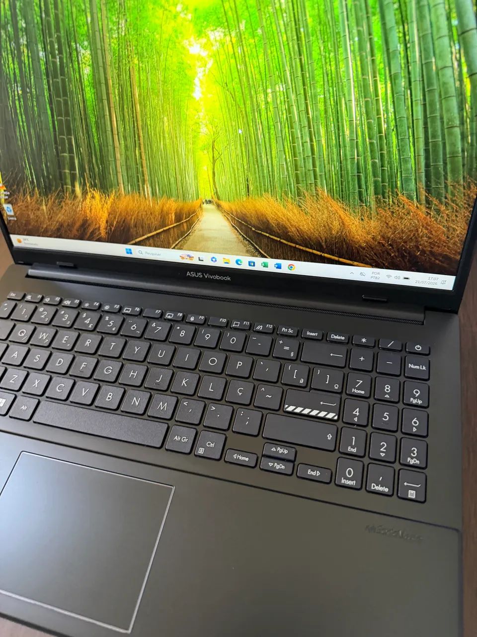 Notebook Asus Vivobook Go Tela 15.6 FullHd AMD Ryzen 5 7520U 8GB Memória Ddr5, 256GB Ssd