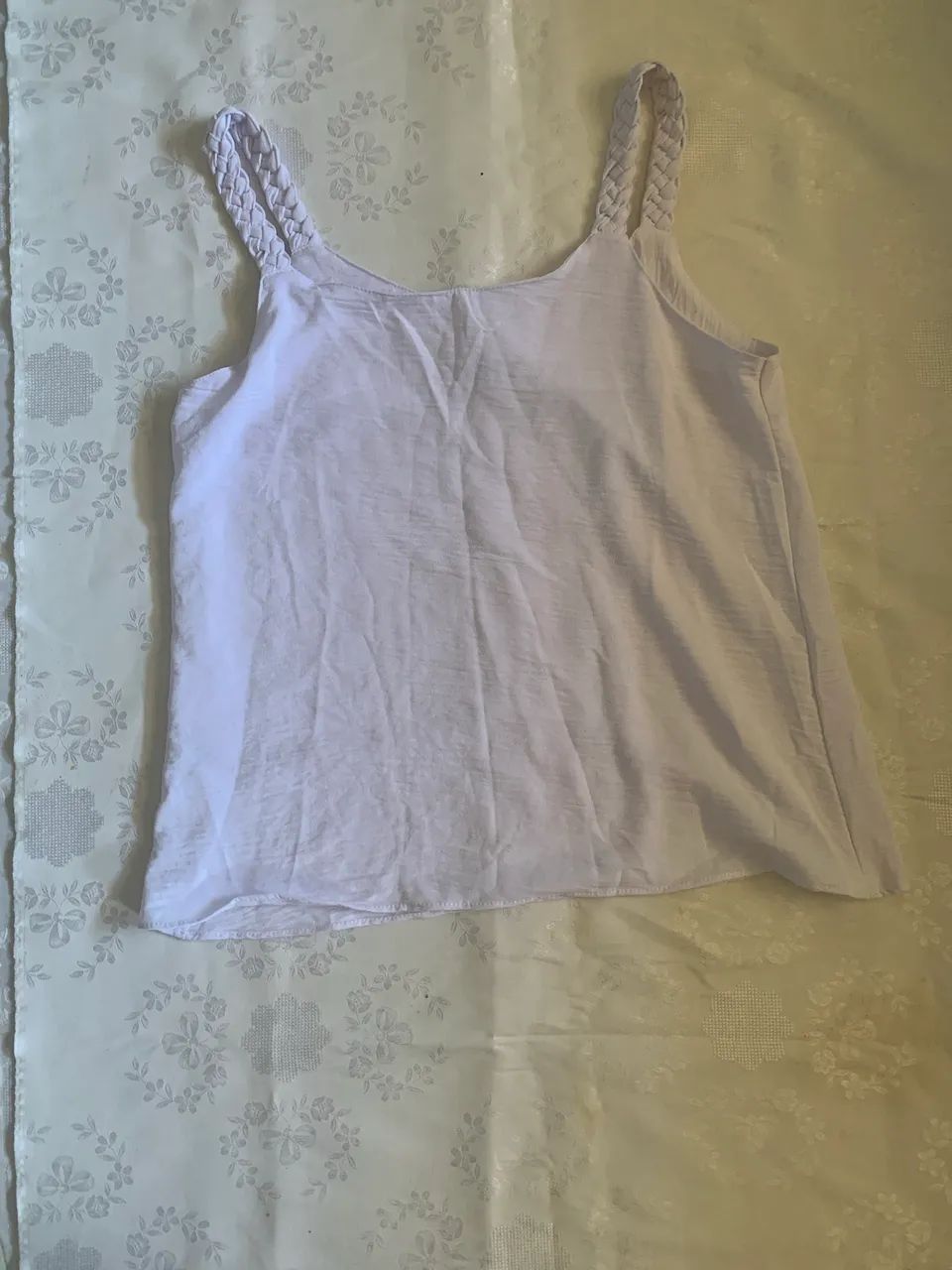 Blusinha Feminina branca de Alcinha  - Nova - Foto 3