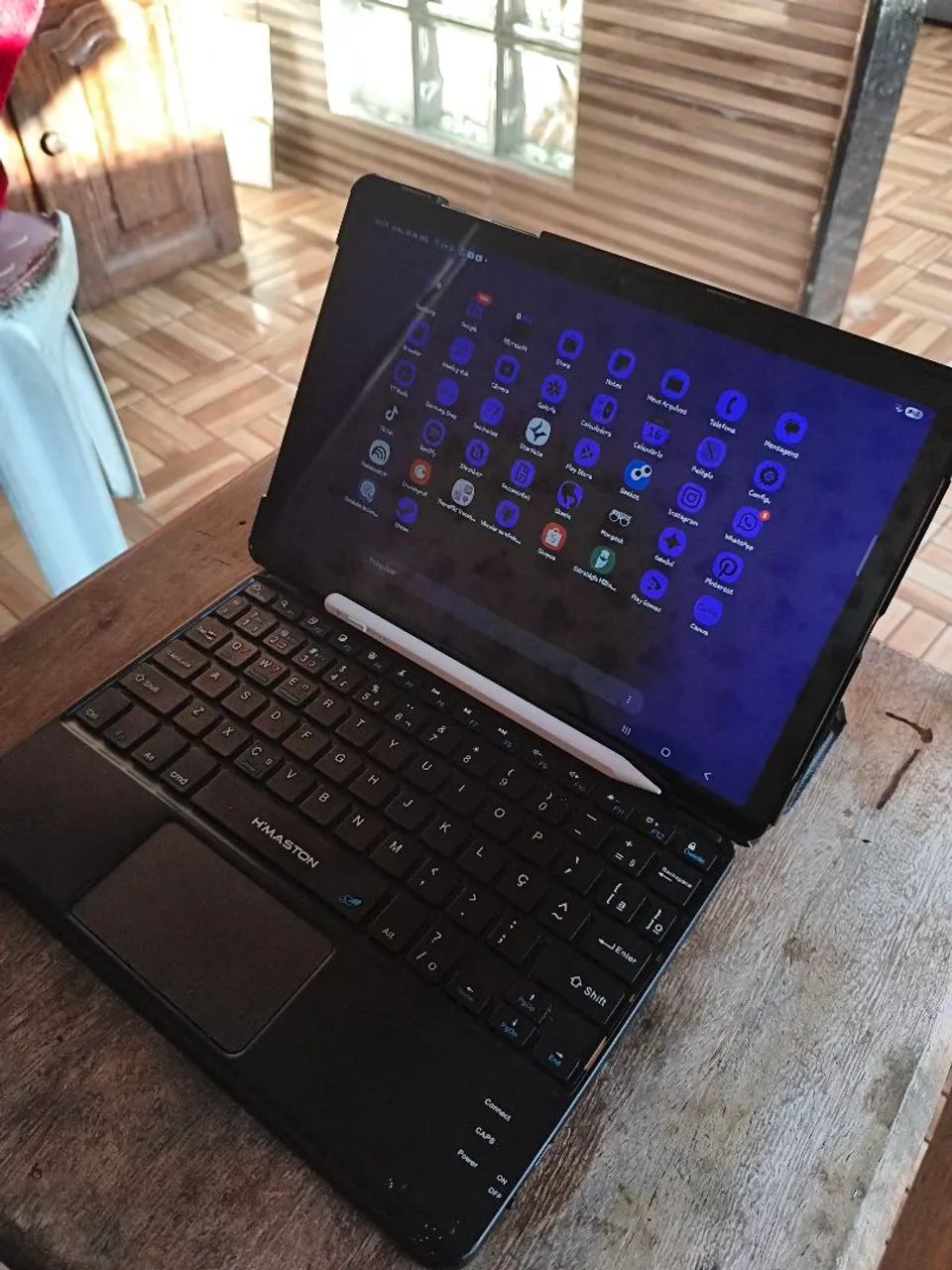 Samsung Galaxy Tab A9+ 64GB 4GB + Teclado + Capa + Caneta - Foto 4