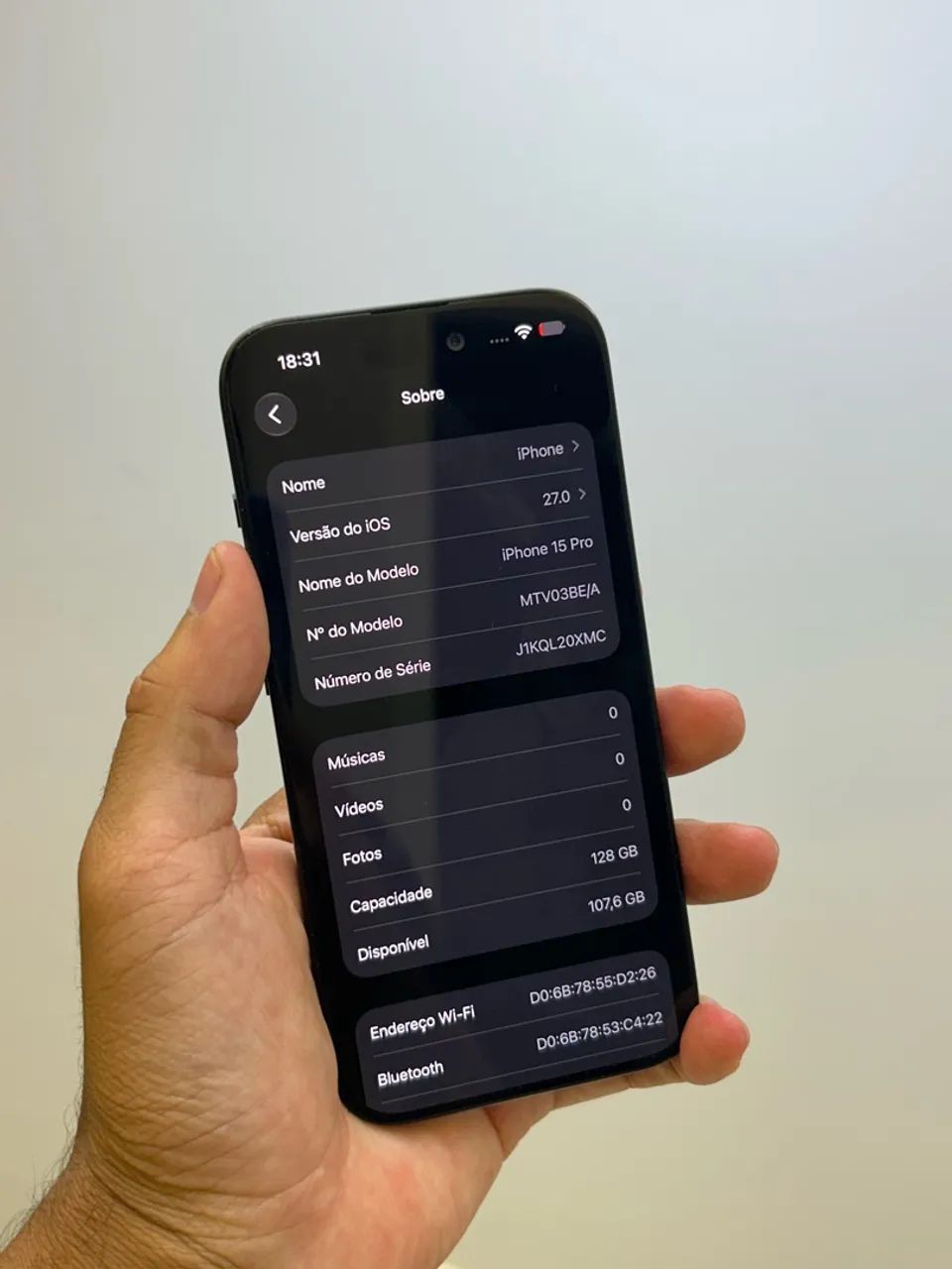 iPhone 15 pro 128GB azul - Foto 5