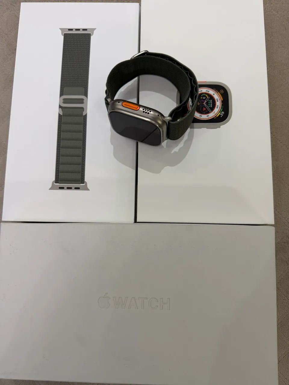 Vendo Apple Watch Ultra 1 + 4 pulseiras extras e protetor  - Foto 3