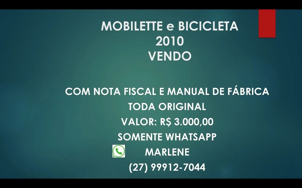 Vendo mobilette