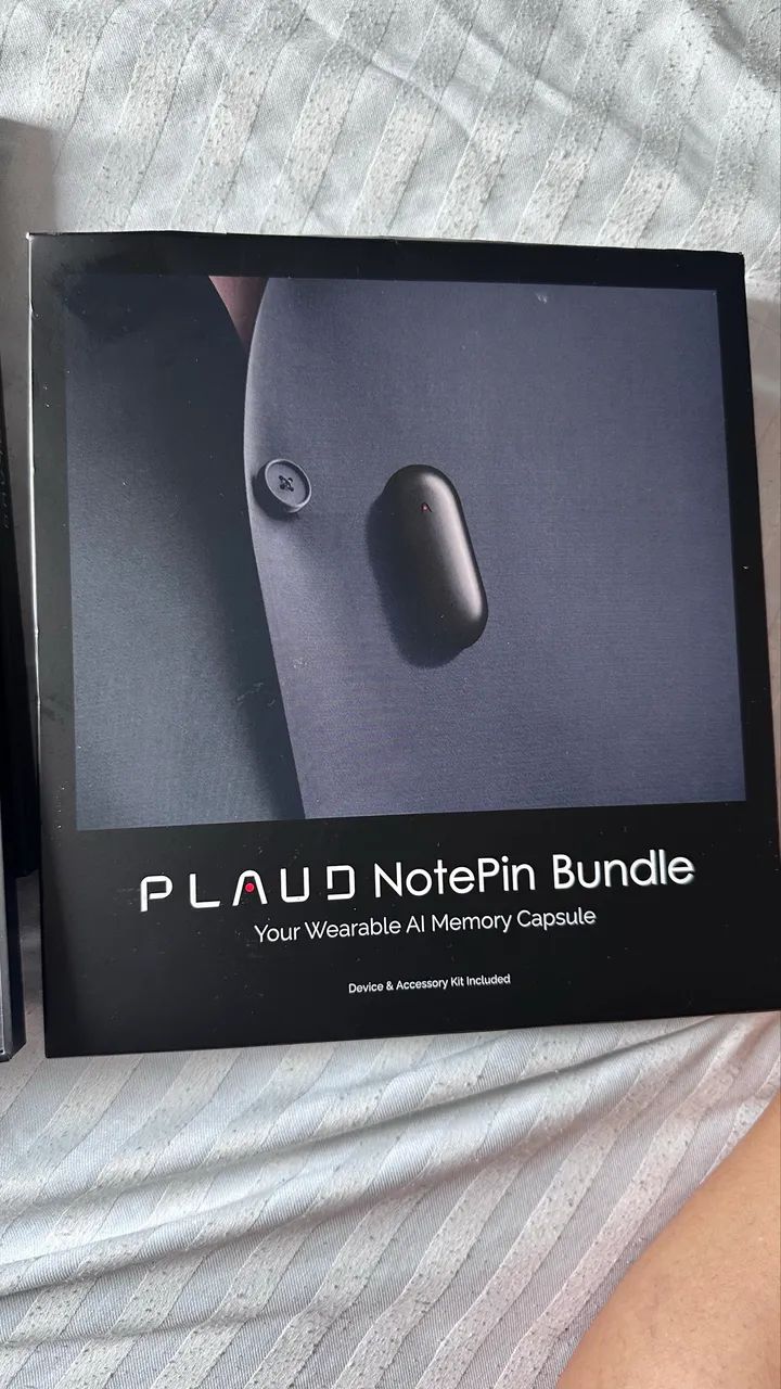 PLAUD NotePin Bundle - IA Vestível - Microfones e Gravadores