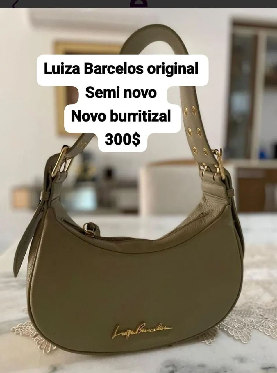 Bolsa Jorge bischoff Luiza Barcelos original semi nova - Bolsas