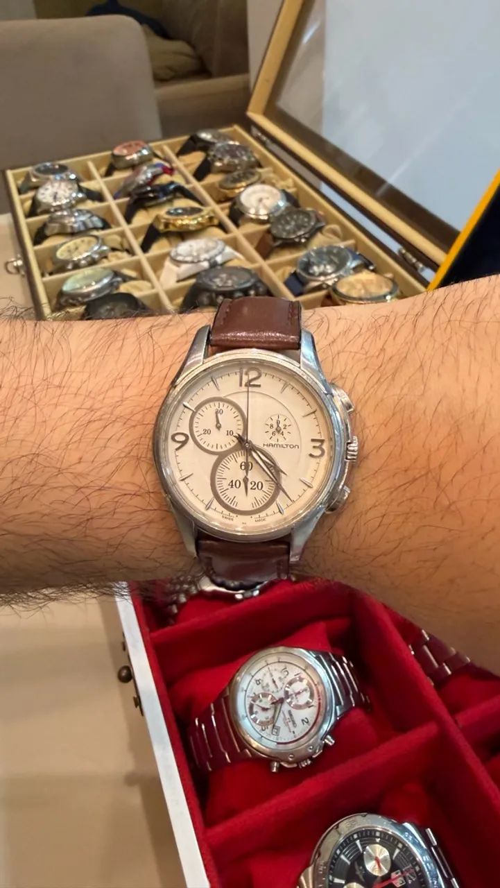 Relogio Hamilton Jazzmaster Chrono