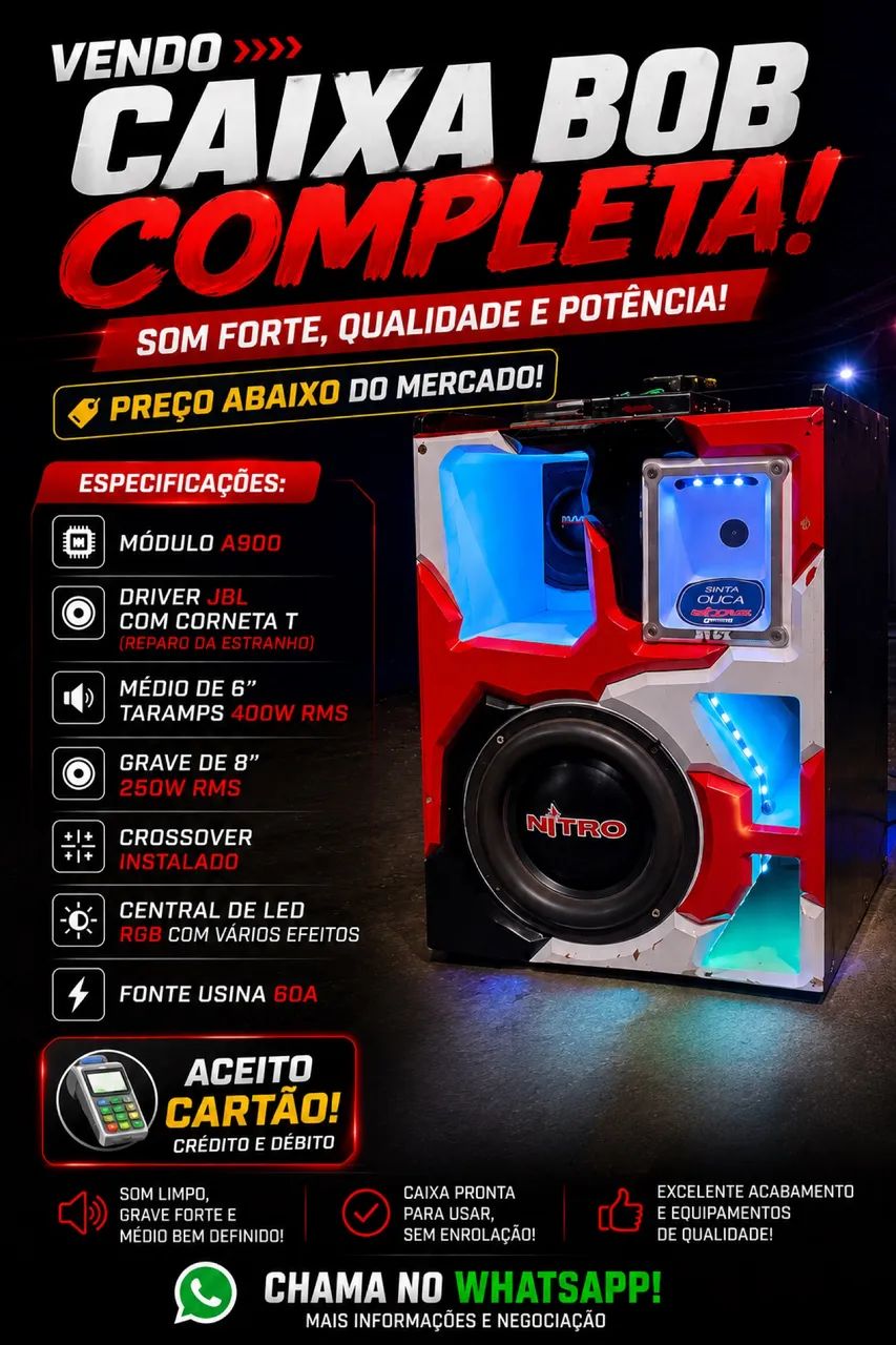 Caixa de som BOB