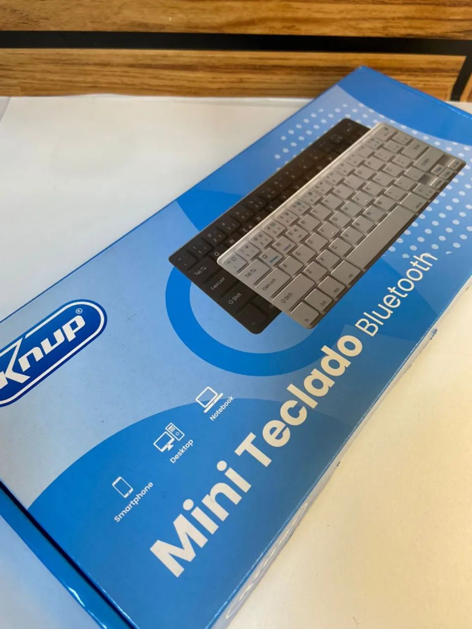 MINI TECLADO KNUP BLUETOOTH Branco an4