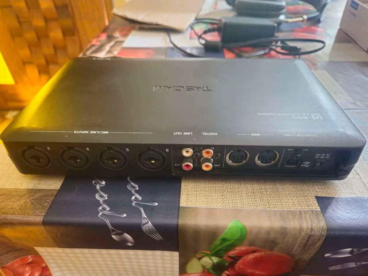 Vendo Interface de Áudio Tascam US-800 - Foto 3