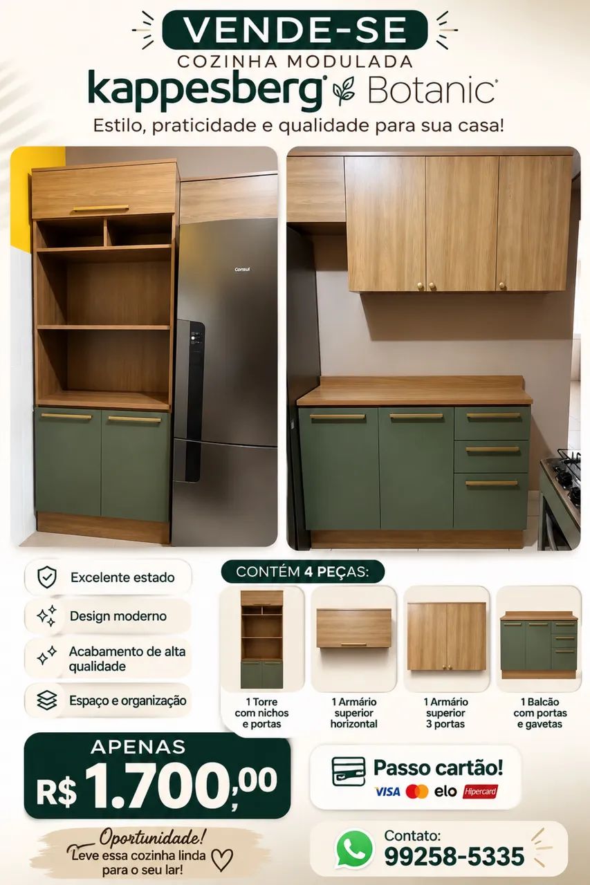 Cozinha modulada kappesberg - Foto 2