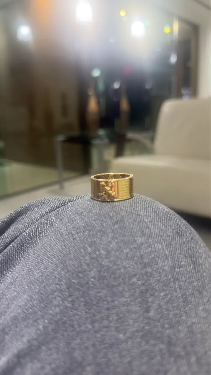 ANEL DE OURO SÃO JORGE - Foto 4