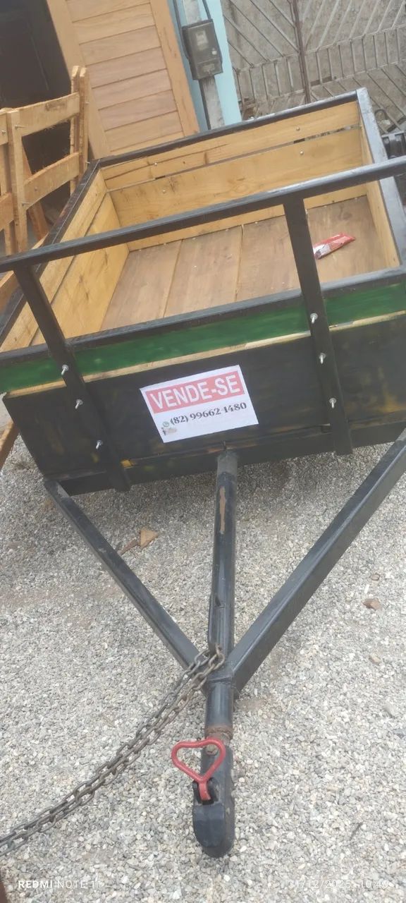 Carreta Reboque 170x120  zerada - Foto 2