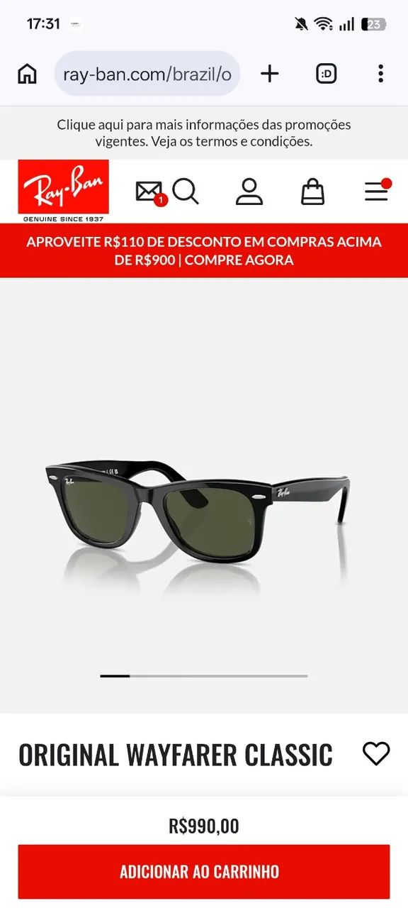 Óculos de sol Rayban  - Foto 5