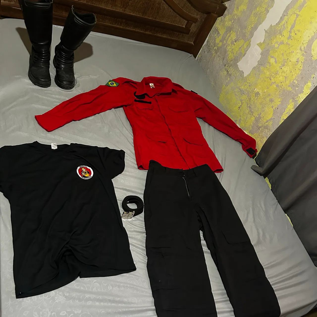 Roupa bombeiro civil feminina completa