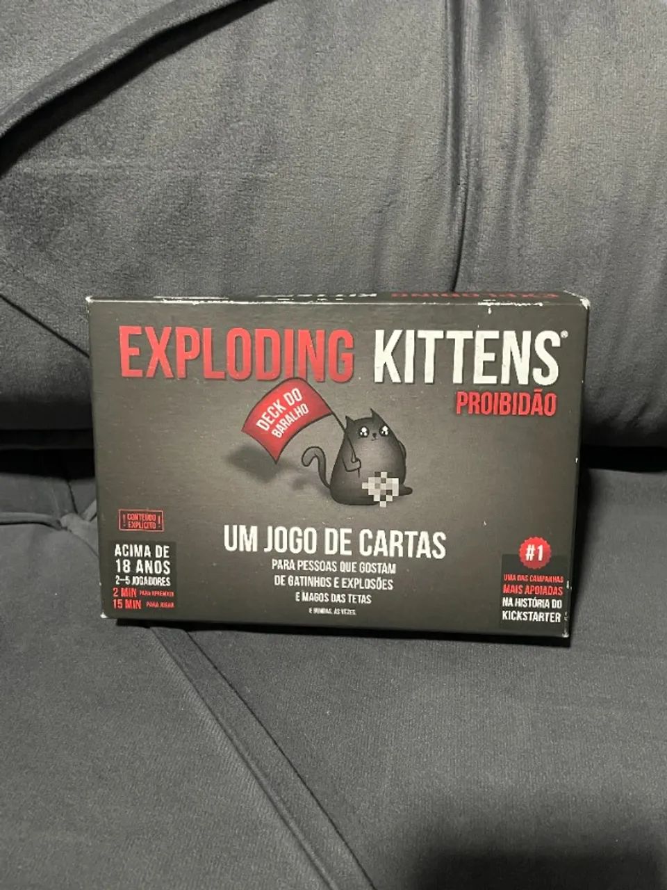 Jogo de Cartas Exploding Kittens Proibidão Galapagos Boardgame