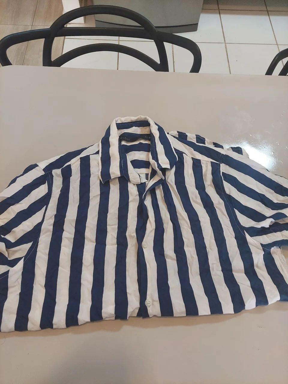 CAMISA REQUEST LISTRADA MANGA CURTA COM TECIDO EXTREMAMENTE LEVE!!!!! - Foto 4