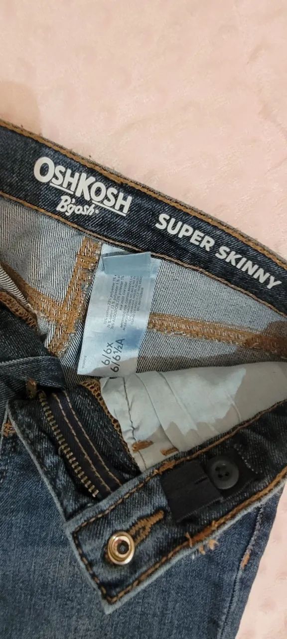 Calça jeans menina Oshkosh - Foto 4