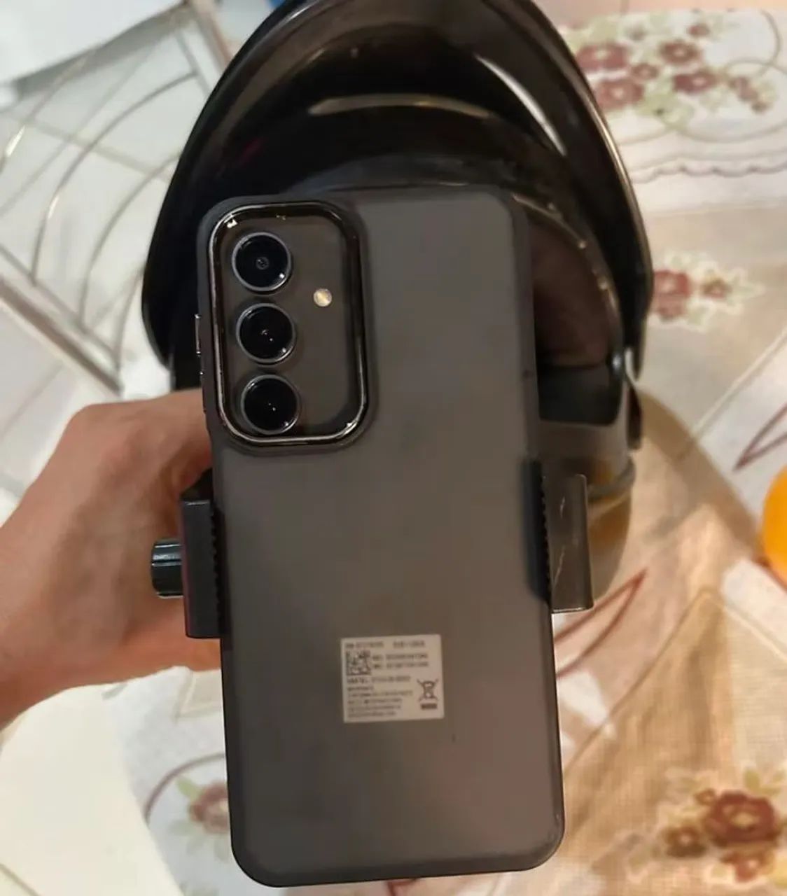 Suporte de Queixo para Capacete Moto - GoPro e Celular - Foto 2