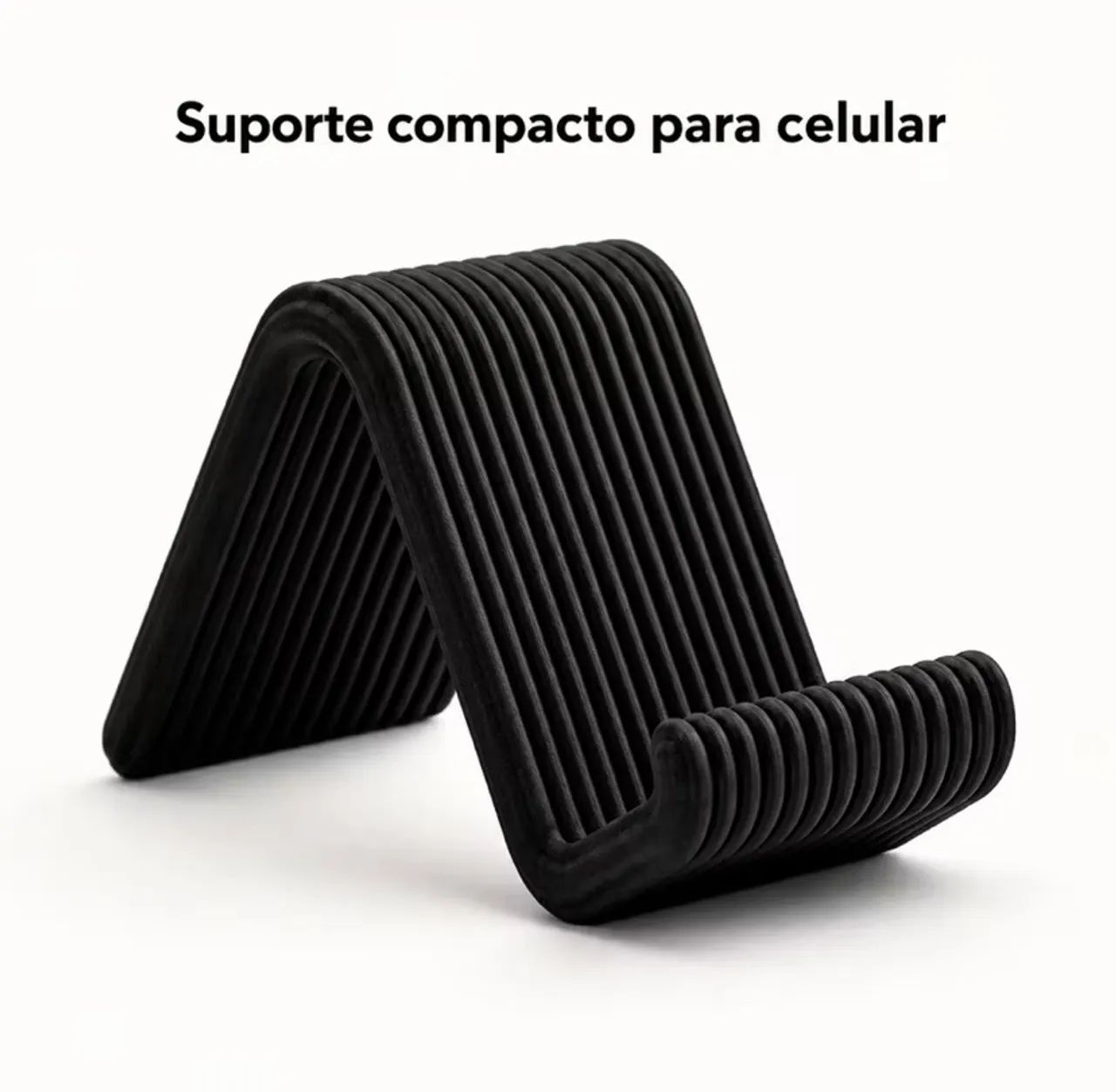 Suporte Compacto para Celular de Mesa - Leve e Prático