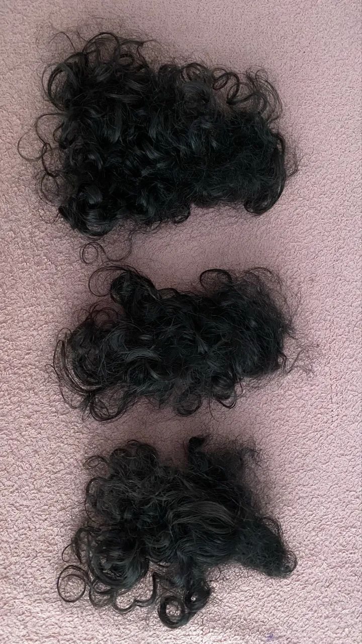 Cabelo humano cacheado preto - Foto 5