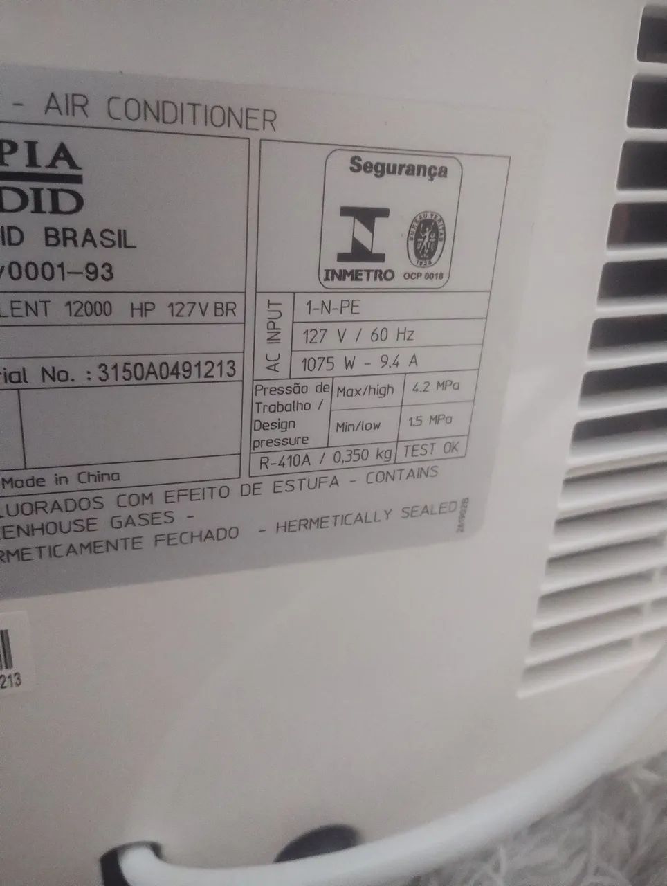Ar condicionado Olímpia 12HP  - Foto 5