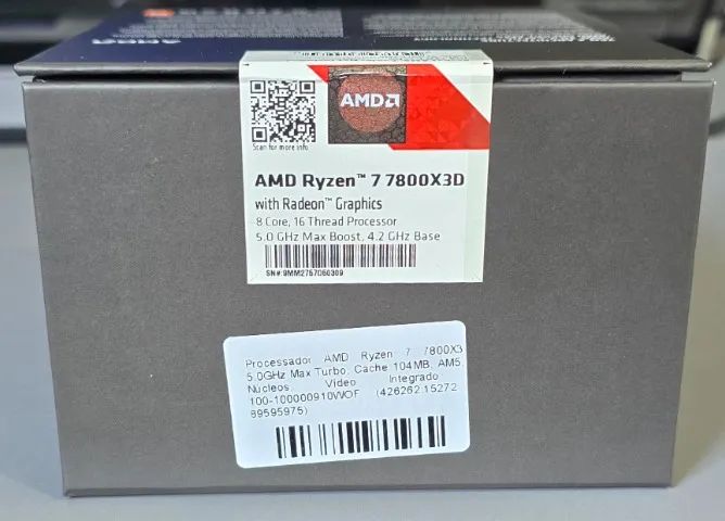 Processador AMD Ryzen 7 7800X3D - Trocas - Foto 2