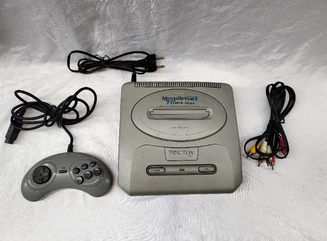 Mega Drive 3 Com 71 Jogos Na Memória