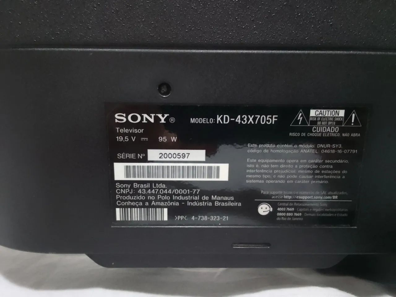 Vendo Tv Sony 4k 43 polegadas para Macaé e região  - Foto 3