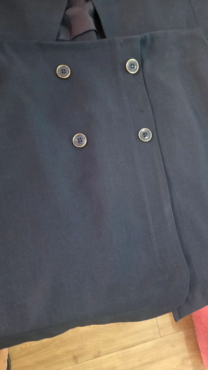 Conjunto alfaiataria azul marinho M - Foto 2