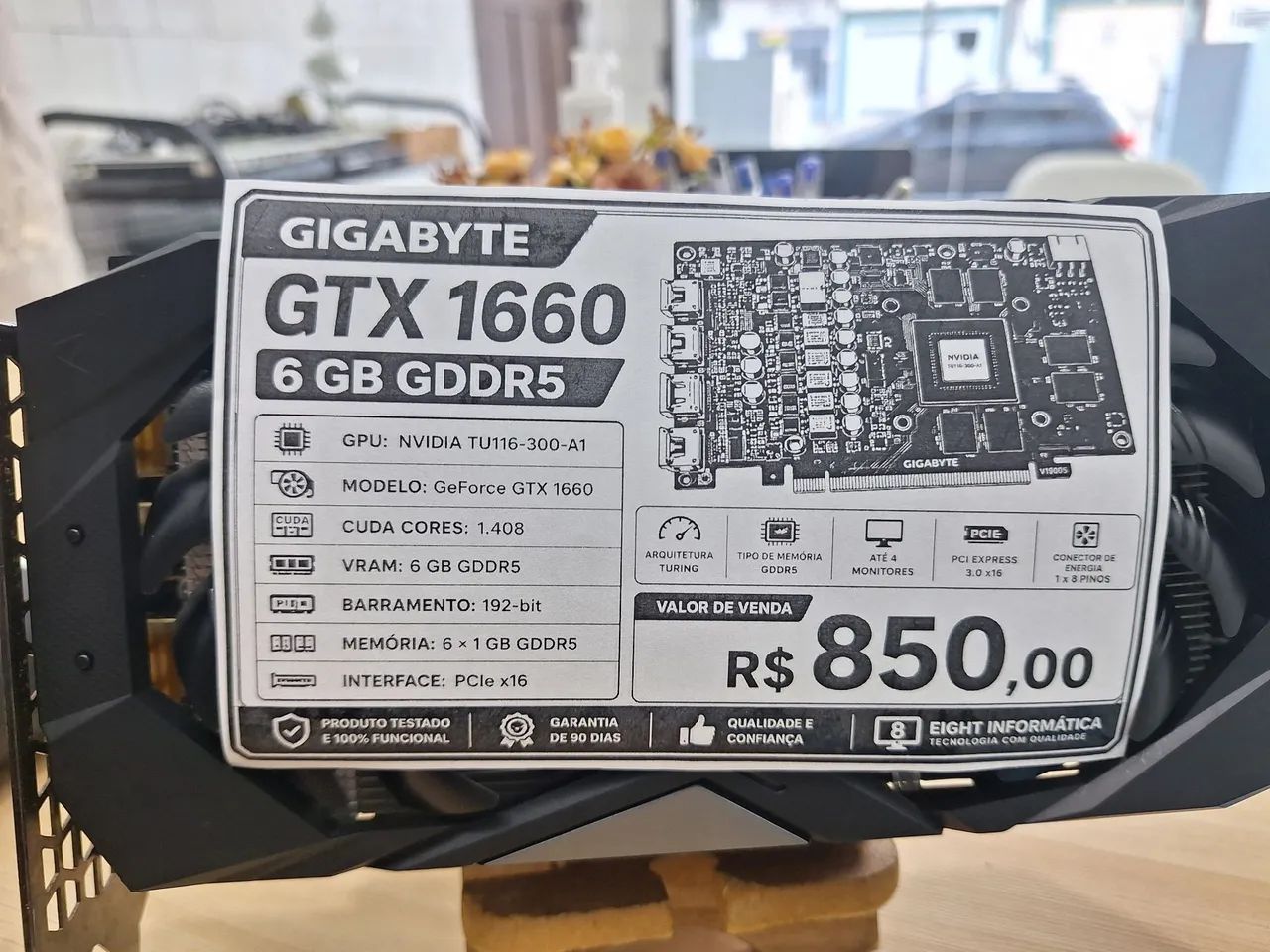 Placa de vídeo GTX 1660 - Foto 2