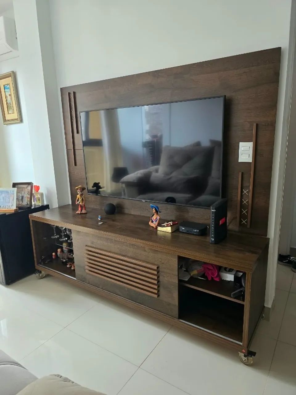 Rack com painel