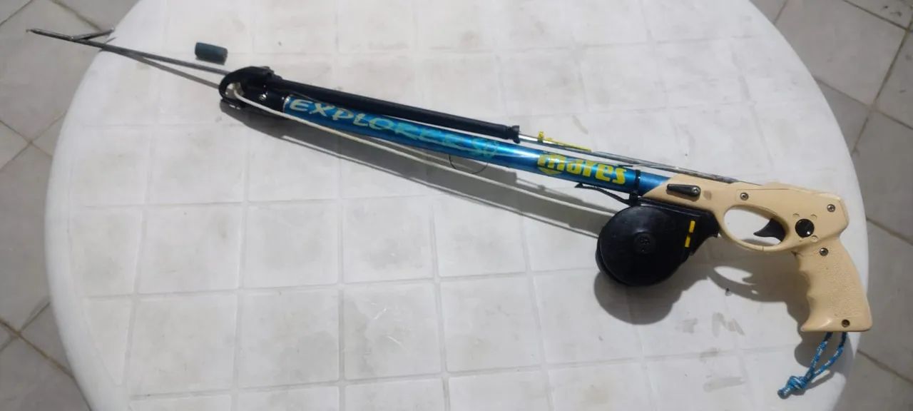 Arbalete Arpão Mares Explorer 50 com Elástico Novo - Foto 2