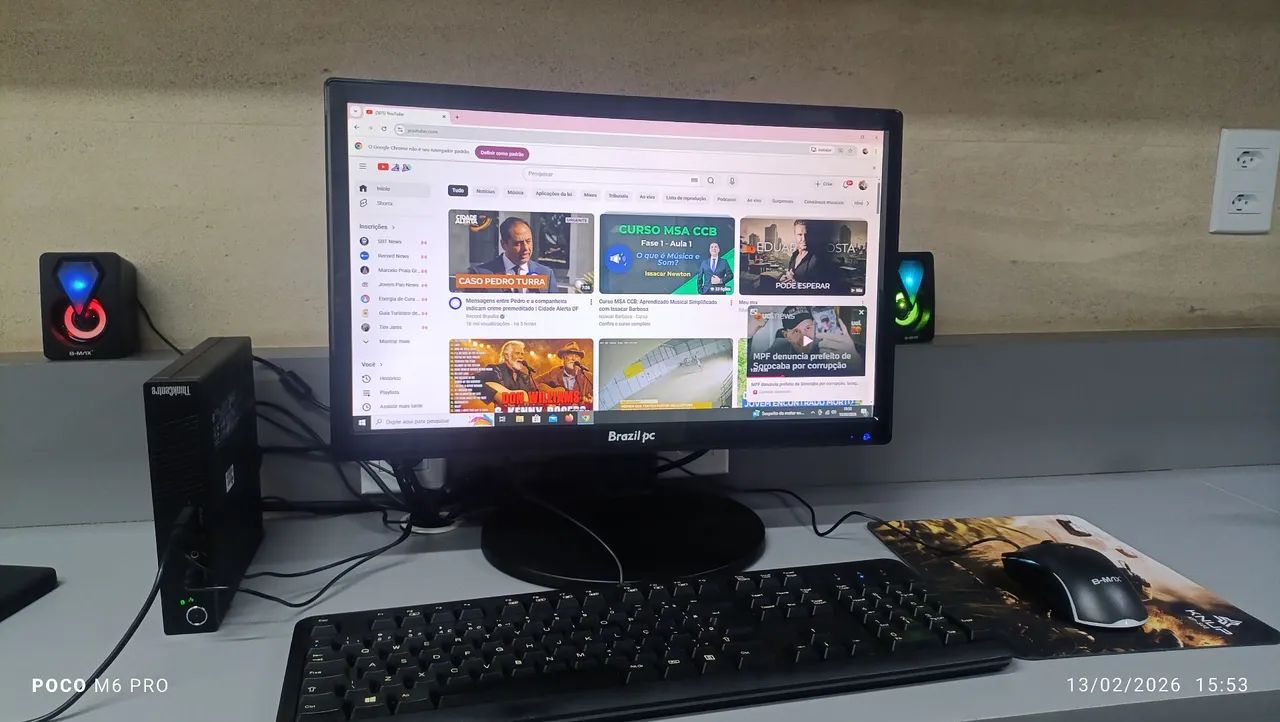 Computador (Mini CPU) completo com HD SSD, 8GB de memória e Monitor de "20" polegadas  - Foto 4