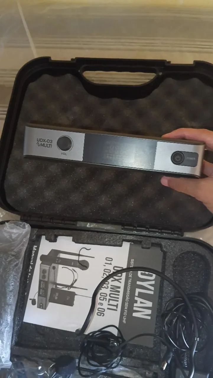 MICROFONE ORICULAR E LAPELA DYLAN ORIGINAL