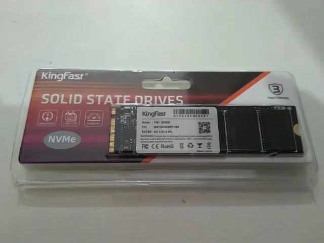 SSD M2 NVMe 256gb Kingfast - Até 2100/1700mb/s - Foto 4