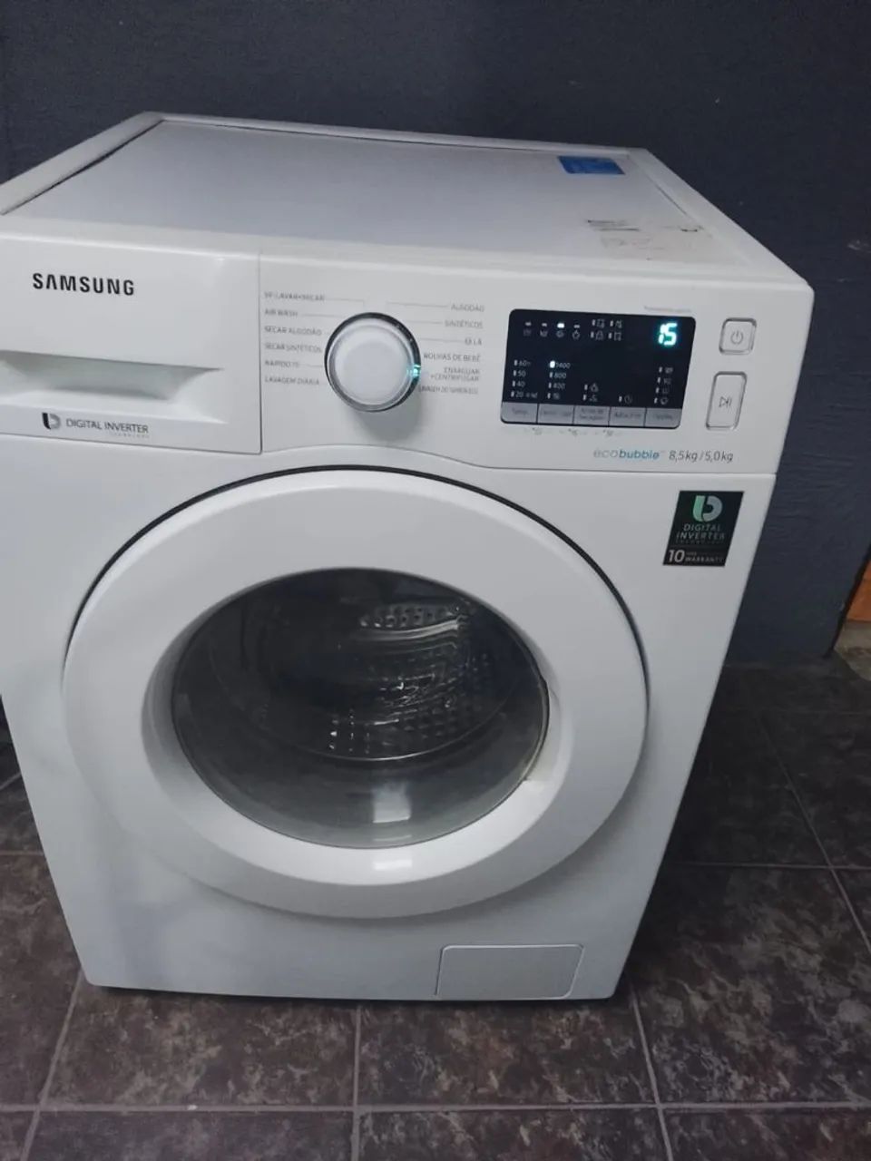 lava e seca Samsung 8, 5kg funciona tudo perfeitamente  - Foto 2