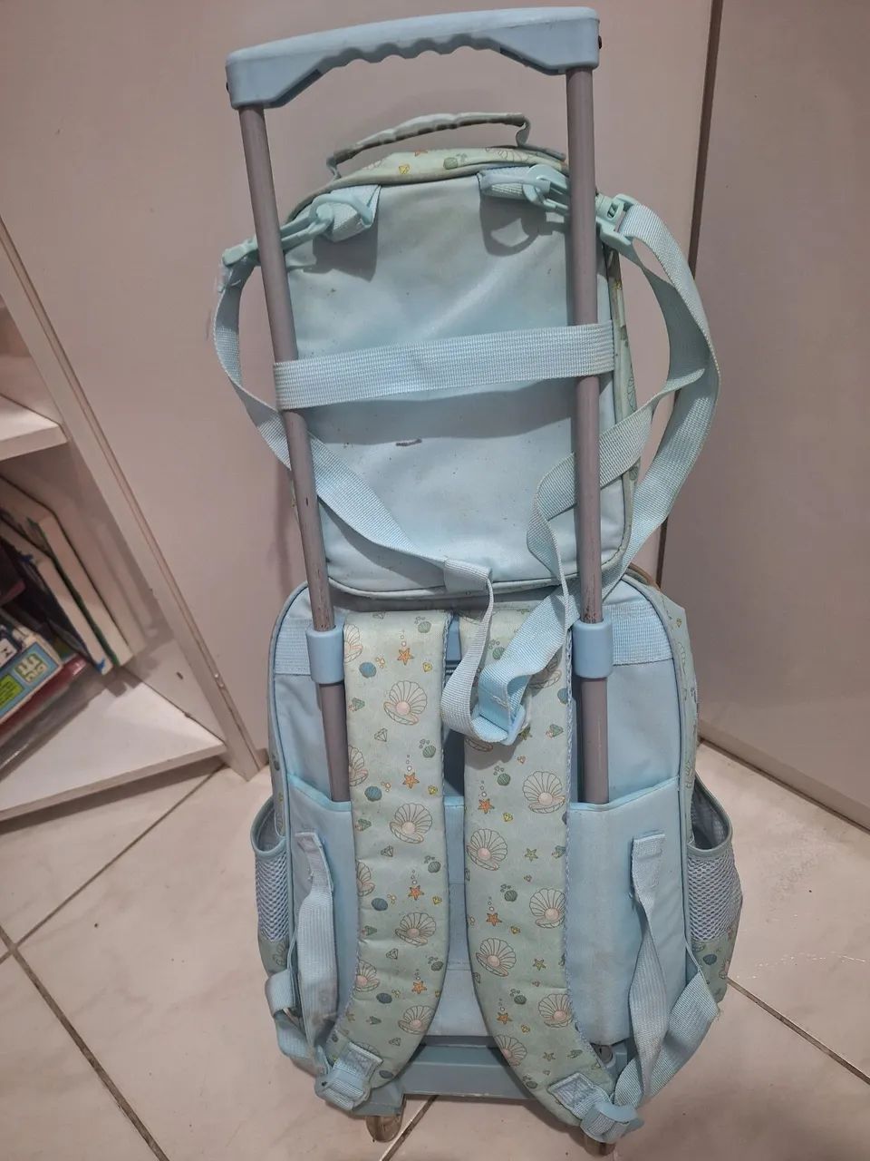 Mochila escolar de carrinho feminina - Foto 3