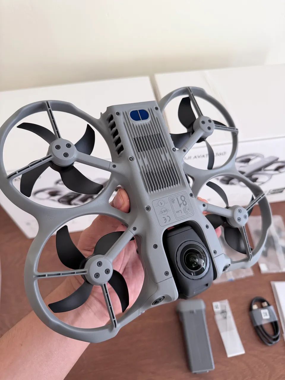 SOMENTE O DRONE DJI AVATA 360 - NOVO  - Foto 5