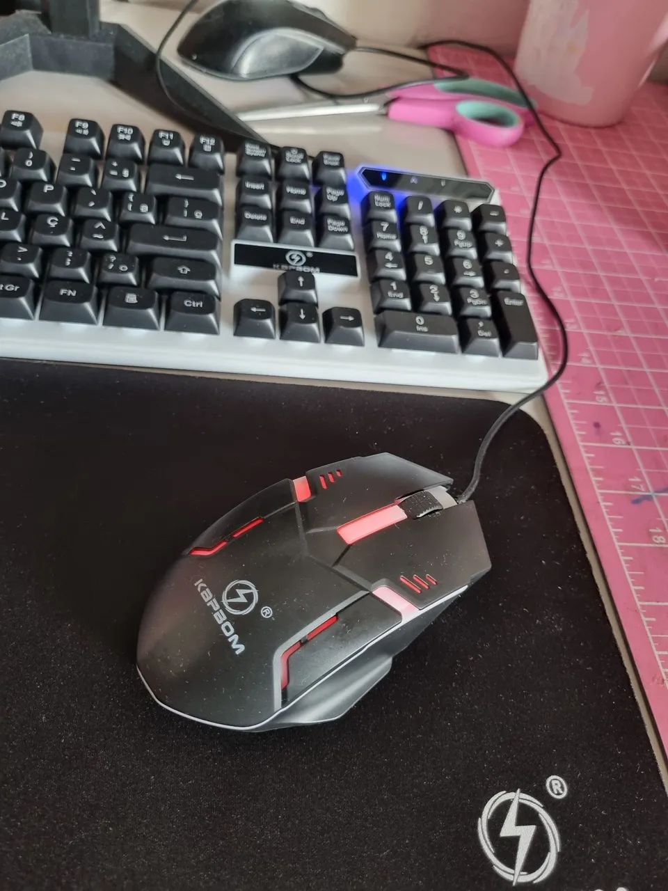 Kit teclado, mouse e mousepad Kapbom - Foto 5