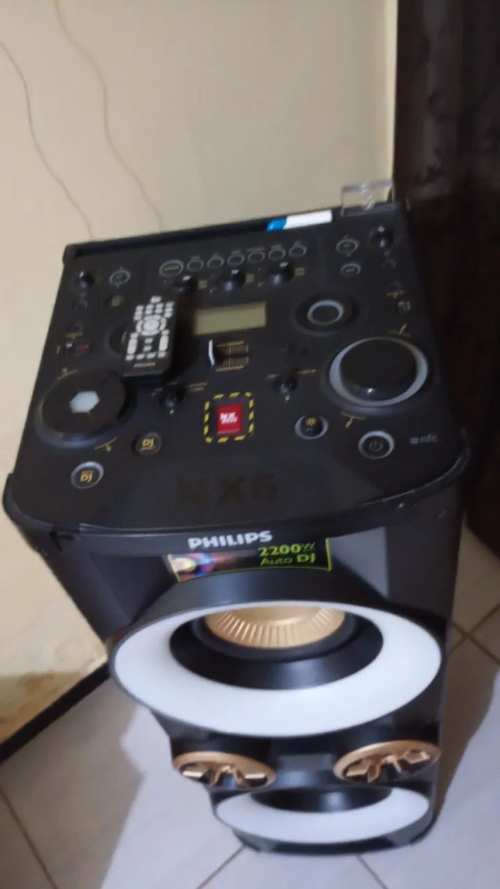 Um som da Philips NSX 2200 RMS completo vendo ou troco  - Foto 5
