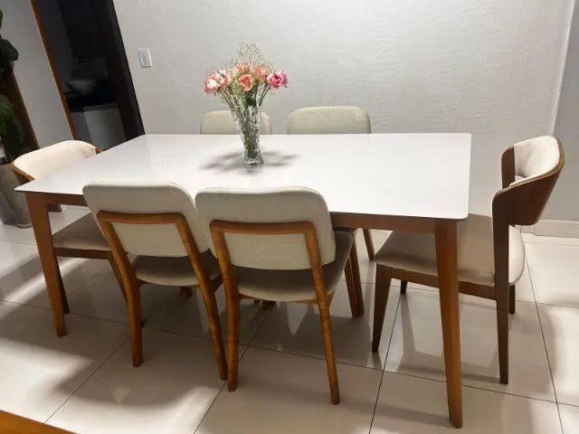 Mesa de jantar 6 cadeiras - Foto 3