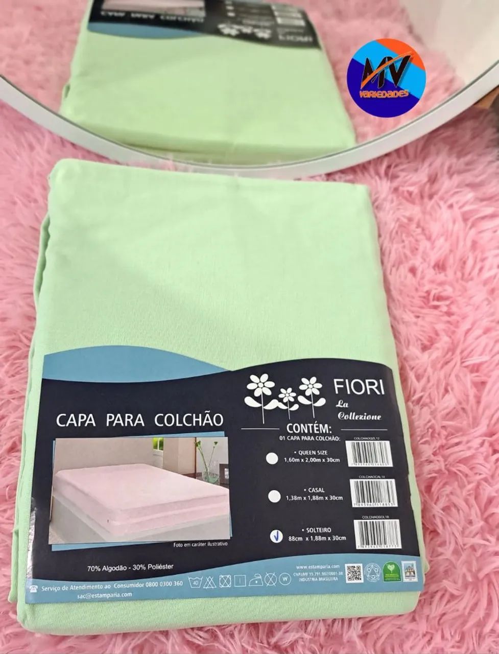 CAPA PARA COLCHÃO SOLTEIRO  - Foto 5