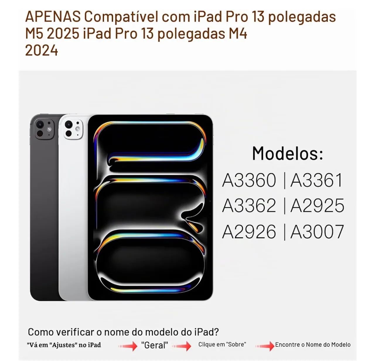 Teclado Juqitech Magic Keyboard iPad Pro 13 M4/M5 - Foto 2