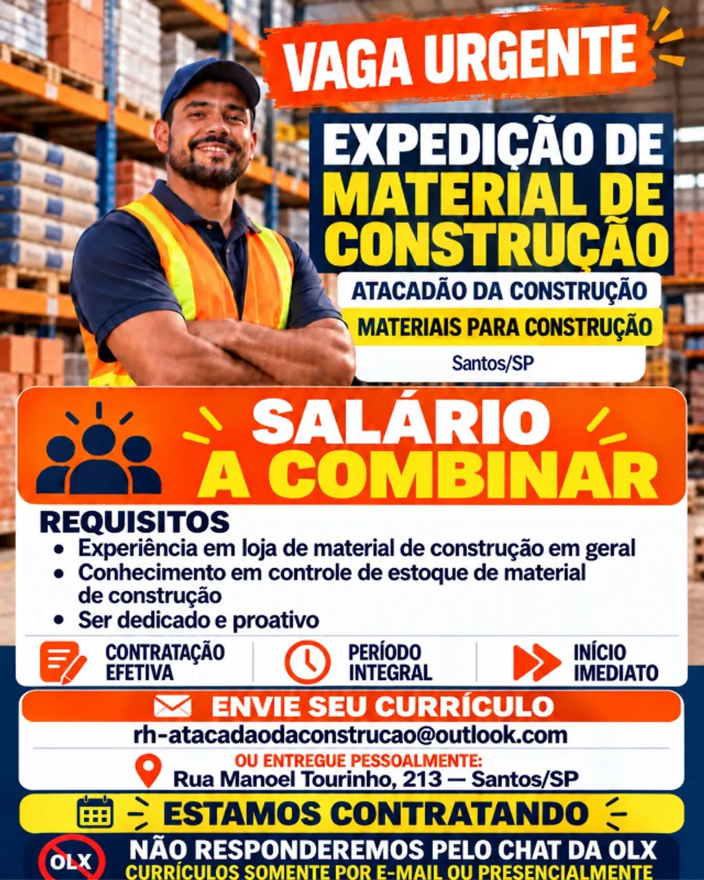 Estoque loja material de construção