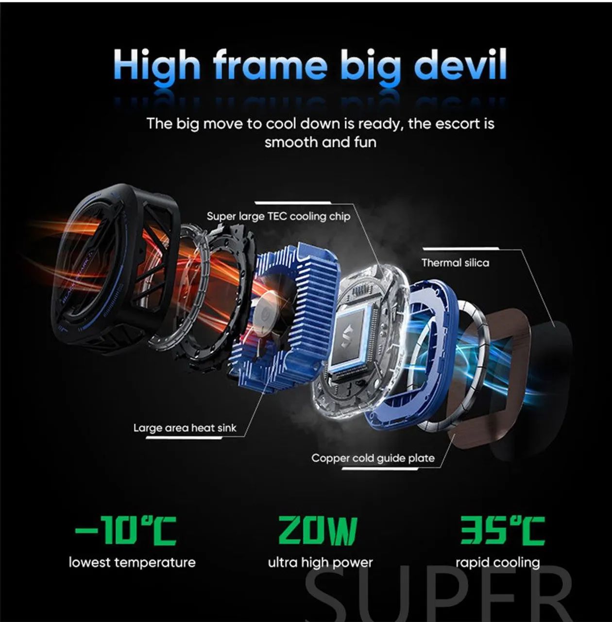 Black Shark Cooler 3 Pro - Foto 3