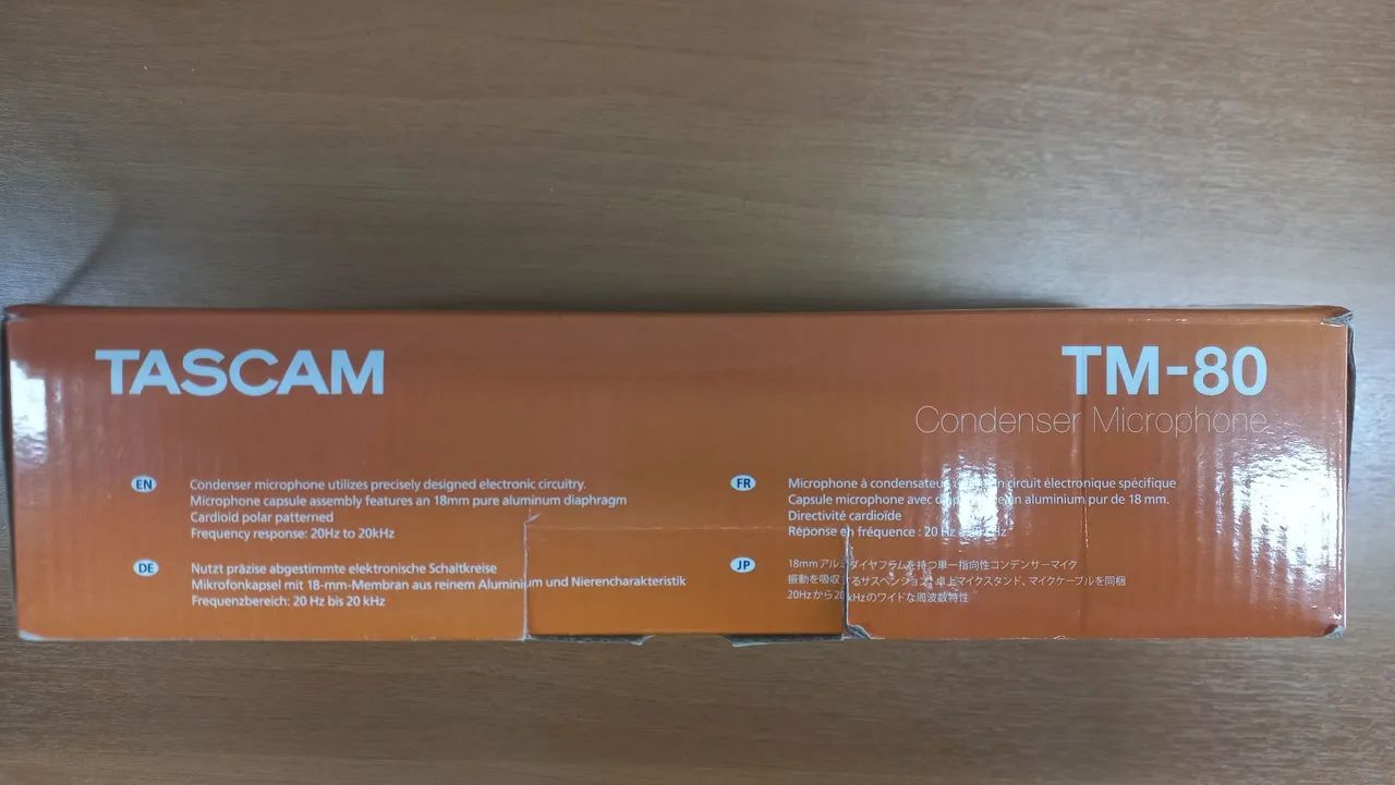 Microfone Tascam TM-80 Condensador. - Foto 5